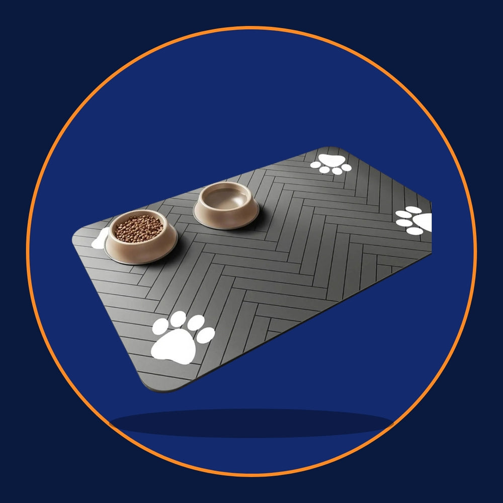 Absorbent Quick-Dry Pet Feeding Mat