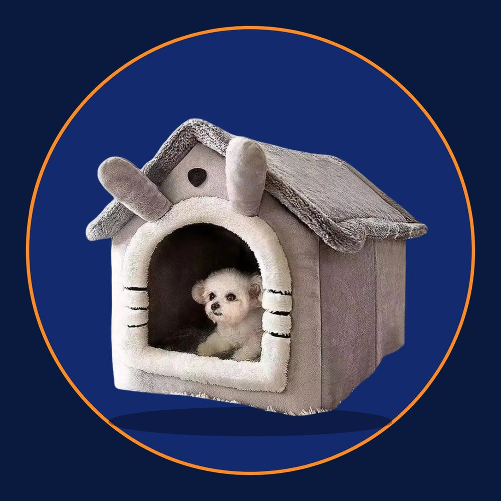 Warmes Hundebett für den Innenbereich