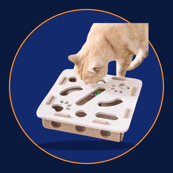 Interactive Felt Cat Puzzle Toy