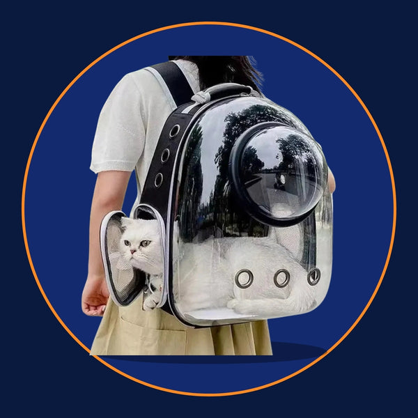 Bubble Window Pet Carrier Backpack for Cats & Small Dogs