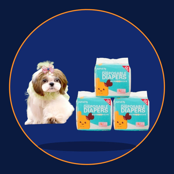 Leakproof Disposable Dog Diapers with Wetness Indicator